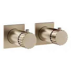 Змішувач для душу Incastri Gessi 75134-149 Finox Brushed Nickel — вид спереду