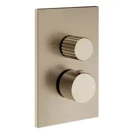 Змішувач для душу Incastri Gessi 75135-149 Finox Brushed Nickel — вид на білому тлі