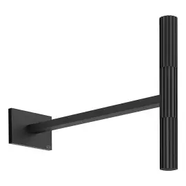 Верхній душ Incastri Gessi 75148-299 Matte Black — вид спереду