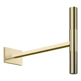 Верхній душ Incastri Gessi 75148-710 Brass PVD — вид на білому тлі