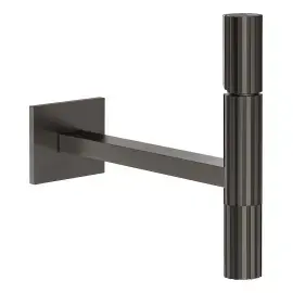 Змішувач для раковини Incastri Gessi 75288-707 BLACK METAL BR. PVD — вид на білому тлі