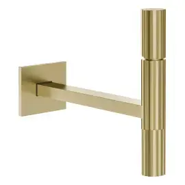 Змішувач для раковини Incastri Gessi 75288-727 Brass Brushed PVD — вид спереду