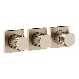 Змішувач для душу Incastri Gessi 75334-149 Finox Brushed Nickel — вид на білому тлі
