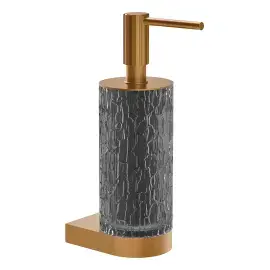 Дозатор для рідкого мила Incastri Gessi 75413-726 Warm Bronze Br. PVD — вид на білому тлі