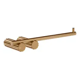 Тримач для туалетного паперу Incastri Gessi 75455-726 Warm Bronze Br. PVD — вид на білому тлі