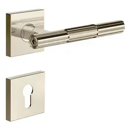 Набір ручок та накладок для дверей Incastri Gessi 75541-720 Nickel PVD — вид спереду