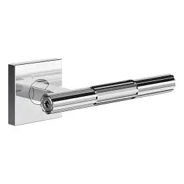 Комплект дверних ручок Incastri Gessi 75542-031 Chrome — вид спереду
