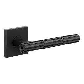 Комплект дверних ручок Incastri Gessi 75542-299 Matte Black — вид спереду