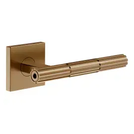 Комплект дверних ручок Incastri Gessi 75542-791 Deep Bronze Brushed PVD — вид на білому тлі