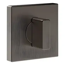 Дверний замок Incastri Gessi 75543-707 BLACK METAL BR. PVD — вид на білому тлі