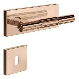 Дверна ручка Incastri Gessi 75544-030 COPPER PVD — вид на білому тлі