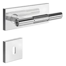 Дверна ручка Incastri Gessi 75544-031 Chrome — вид на білому тлі