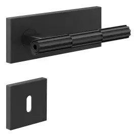 Дверна ручка Incastri Gessi 75544-299 Matte Black — вид спереду