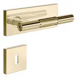 Дверна ручка Incastri Gessi 75544-710 Brass PVD — вид на білому тлі