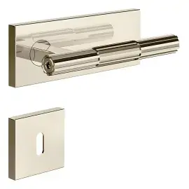 Дверна ручка Incastri Gessi 75544-720 Nickel PVD — вид спереду