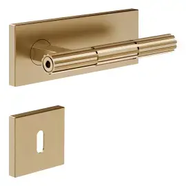 Дверна ручка Incastri Gessi 75544-726 Warm Bronze Br. PVD — вид спереду