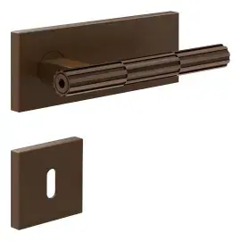 Дверна ручка Incastri Gessi 75544-845 Dark Bronze — вид на білому тлі