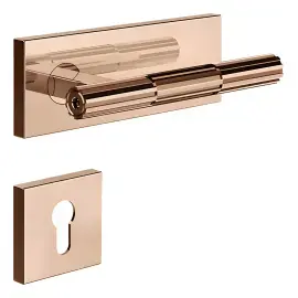 Дверна ручка Incastri Gessi 75545-030 COPPER PVD — вид спереду