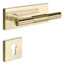 Дверна ручка Incastri Gessi 75545-710 Brass PVD — вид спереду