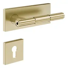 Дверна ручка Incastri Gessi 75545-727 Brass Brushed PVD — вид спереду