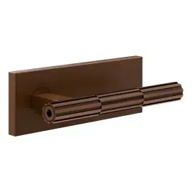 Дверна ручка Incastri Gessi 75546-845 Dark Bronze — вид на білому тлі