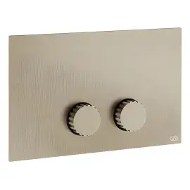 Клавіша змиву Incastri Gessi 75611-149 Finox Brushed Nickel — вид спереду