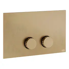 Клавіша змиву Incastri Gessi 75611-726 Warm Bronze Br. PVD — вид спереду