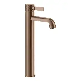 Змішувач для раковини Inciso Gessi 58003-708 Copper Brushed PVD — вид на білому тлі