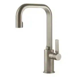 Змішувач для раковини Inciso Gessi 58006-149 Finox Brushed Nickel — вид на білому тлі