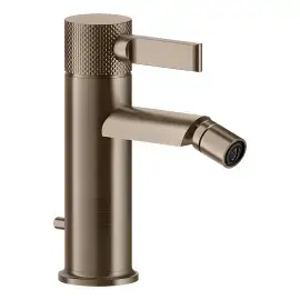 Змішувач для біде Inciso Gessi 58007-761 Coffee Bronze Brushed PVD — вид на білому тлі