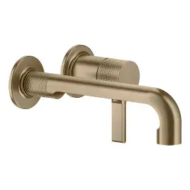 Змішувач для раковини Inciso Gessi 58088-791 Deep Bronze Brushed PVD — вид спереду