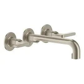 Змішувач для раковини Inciso Gessi 58090-149 Finox Brushed Nickel — вид на білому тлі