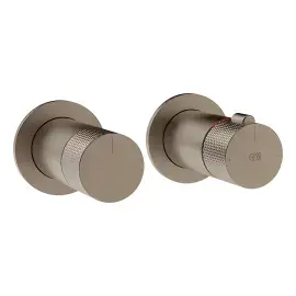 Змішувач для душу Inciso Gessi 58133-761 Coffee Bronze Brushed PVD — вид спереду