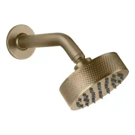 Верхній душ Inciso Gessi 58189-791 Deep Bronze Brushed PVD — вид спереду