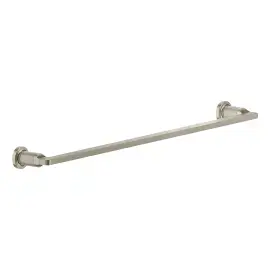 Тримач для рушників Inciso Gessi 58503-149 Finox Brushed Nickel — вид на білому тлі