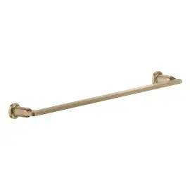 Тримач для рушників Inciso Gessi 58503-726 Warm Bronze Br. PVD — вид на білому тлі