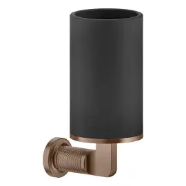Склянка для зубних щіток Inciso Gessi 58508-708 Copper Brushed PVD — вид спереду