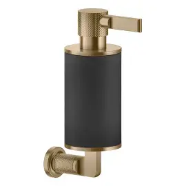 Дозатор для рідкого мила Inciso Gessi 58514-726 Warm Bronze Br. PVD — вид на білому тлі