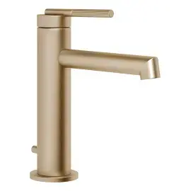 Змішувач для раковини Ingranaggio Gessi 63501-726 Warm Bronze Br. PVD — вид на білому тлі