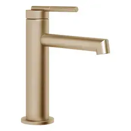 Змішувач для раковини Ingranaggio Gessi 63502-726 Warm Bronze Br. PVD — вид спереду
