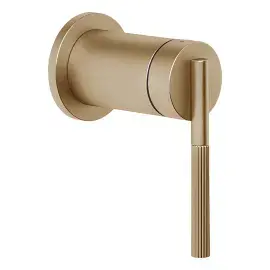 Змішувач для душу Ingranaggio Gessi 63561-726 Warm Bronze Br. PVD — вид спереду