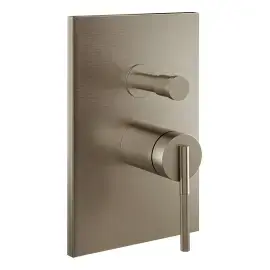Змішувач для душу Ingranaggio Gessi 63577-149 Finox Brushed Nickel — вид спереду