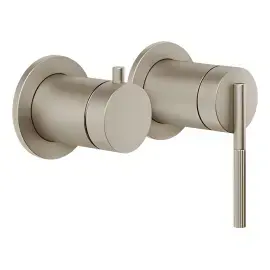 Змішувач для душу Ingranaggio Gessi 63580-149 Finox Brushed Nickel — вид на білому тлі
