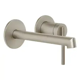 Змішувач для раковини Ingranaggio Gessi 63581-149 Finox Brushed Nickel — вид спереду