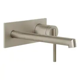 Змішувач для раковини Ingranaggio Gessi 63589-149 Finox Brushed Nickel — вид спереду