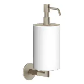 Дозатор для рідкого мила Ingranaggio Gessi 63813-149 Finox Brushed Nickel — вид спереду