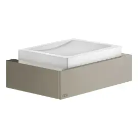 Мильниця Inverso Gessi 20801-149 Finox Brushed Nickel — вид на білому тлі