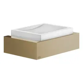 Мильниця Inverso Gessi 20801-726 Warm Bronze Br. PVD — вид спереду