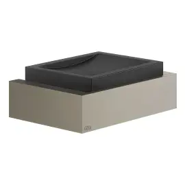 Мильниця Inverso Gessi 20802-149 Finox Brushed Nickel — вид спереду