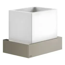 Склянка для зубних щіток Inverso Gessi 20807-149 Finox Brushed Nickel — вид на білому тлі